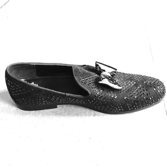 Royal Shoes Men Black Slip-on Loafer Dress Formal Size 12 main image 4